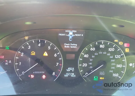 2012 Lexus Ls 460 z USA, uszkodzony, nr VIN JTHCL5EF6C5013873